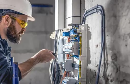 On-site electrical detail